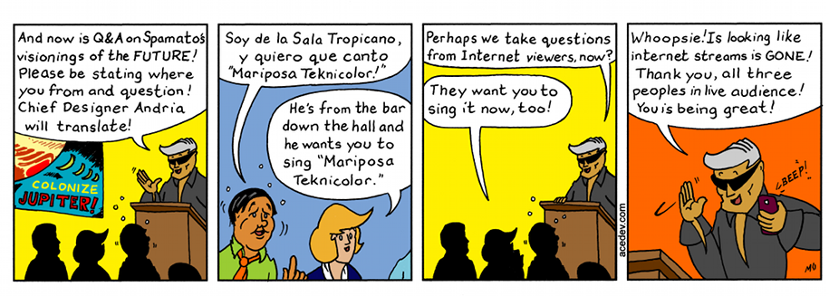 acedev comic, webcomic for Wednesday 31 May 2017
